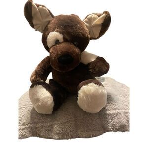 Build-A-Bear Kids Brown White Puppy Dog Plush Stuffed Animal